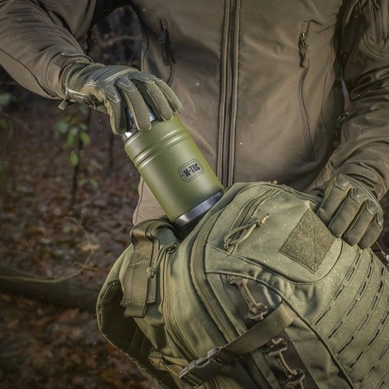 M-tac, Inox, termos obiadowy z łyżką ze stali, olive, 750 ml