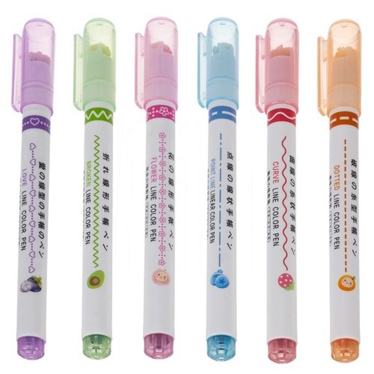 Maaleo, długopis do szlaczków, 6 szt.