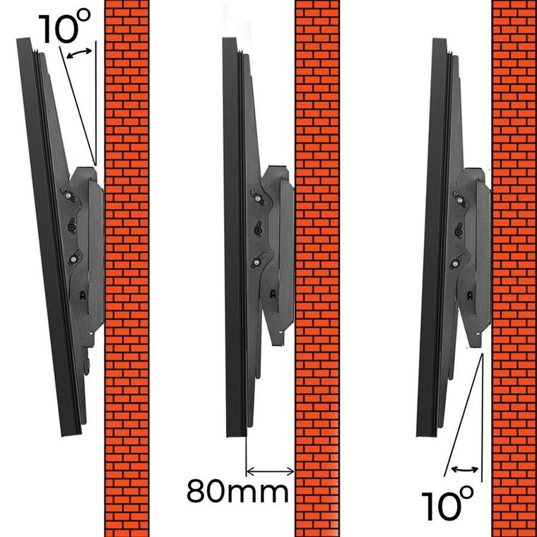Maclean, uchwyt do TV, monitora 120', 120 kg, MC-750N