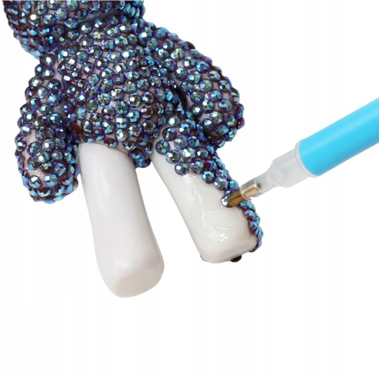 Maksik, figurka diamentowa, zestaw artystyczny, Miś