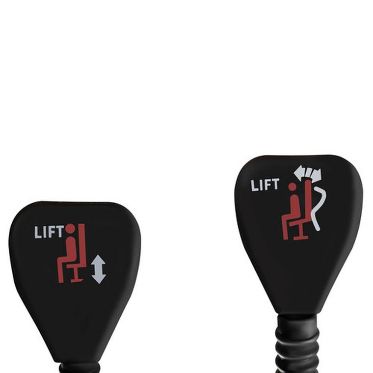 Malatec, fotel biurowy z podnóżkiem, czarny, 26195