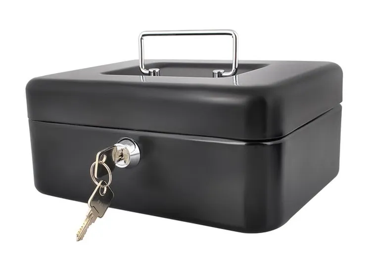 Malatec, kasetka na pieniądze, czarna