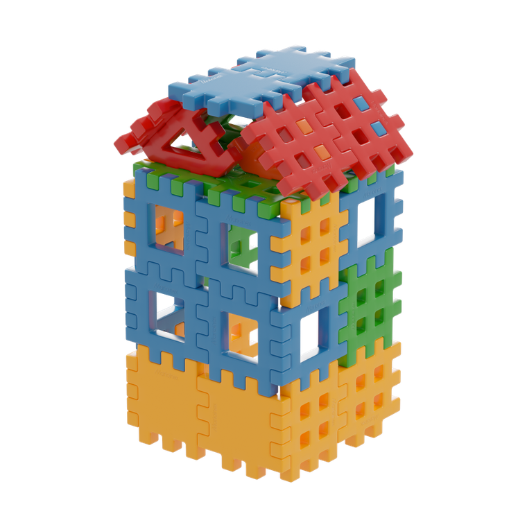 Marioinex, Maxi Waffle, klocki konstrukcyjne XXL, 32 elementy