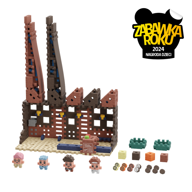 Marioinex, Mini Waffle, Wedel, Fabryka Czekolady, klocki konstrukcyjne, 230 elementów