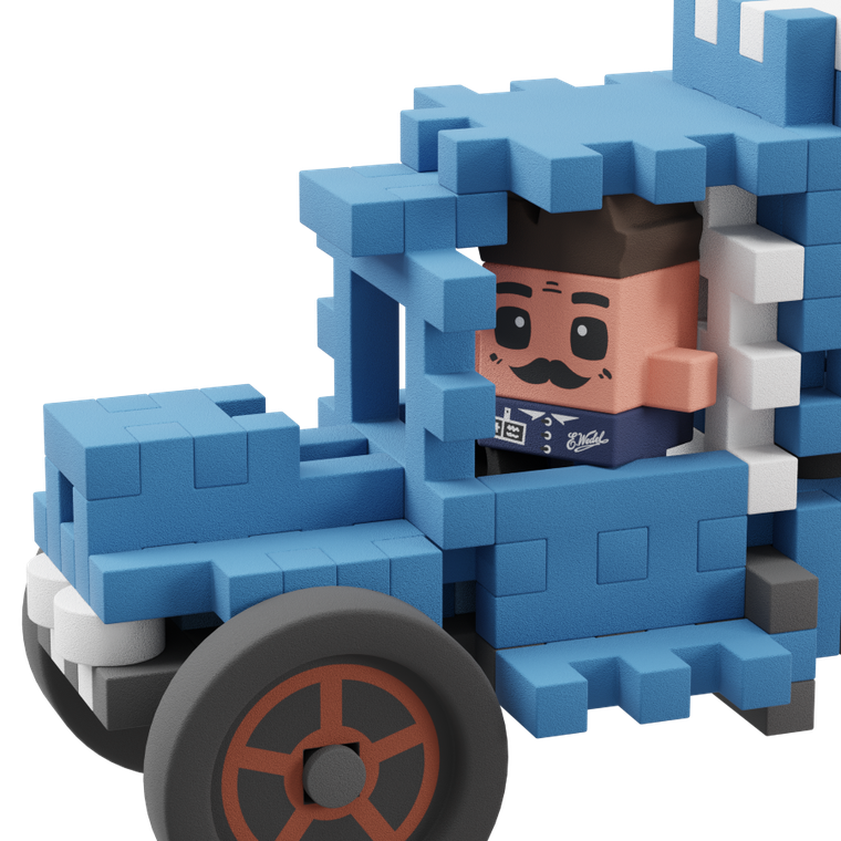 Marioinex, Mini Waffle, Wedel, Słodka Furgonetka, klocki konstrukcyjne, 100 elementów