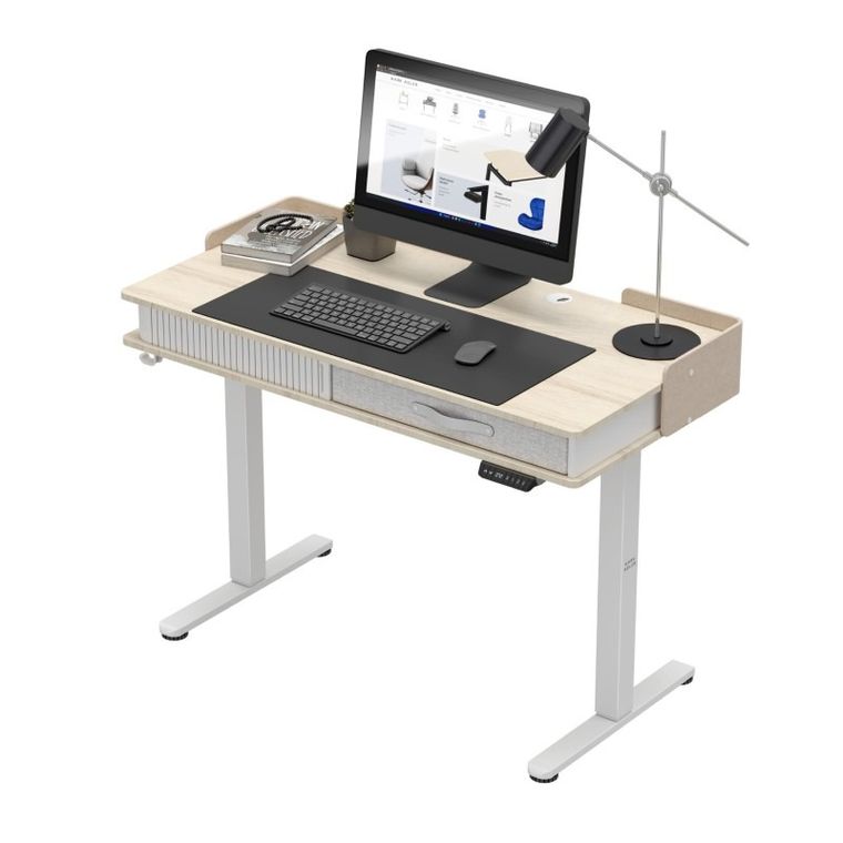 Mark Adler, Leader 8.0, biurko z regulacją wysokości, White, 120 cm