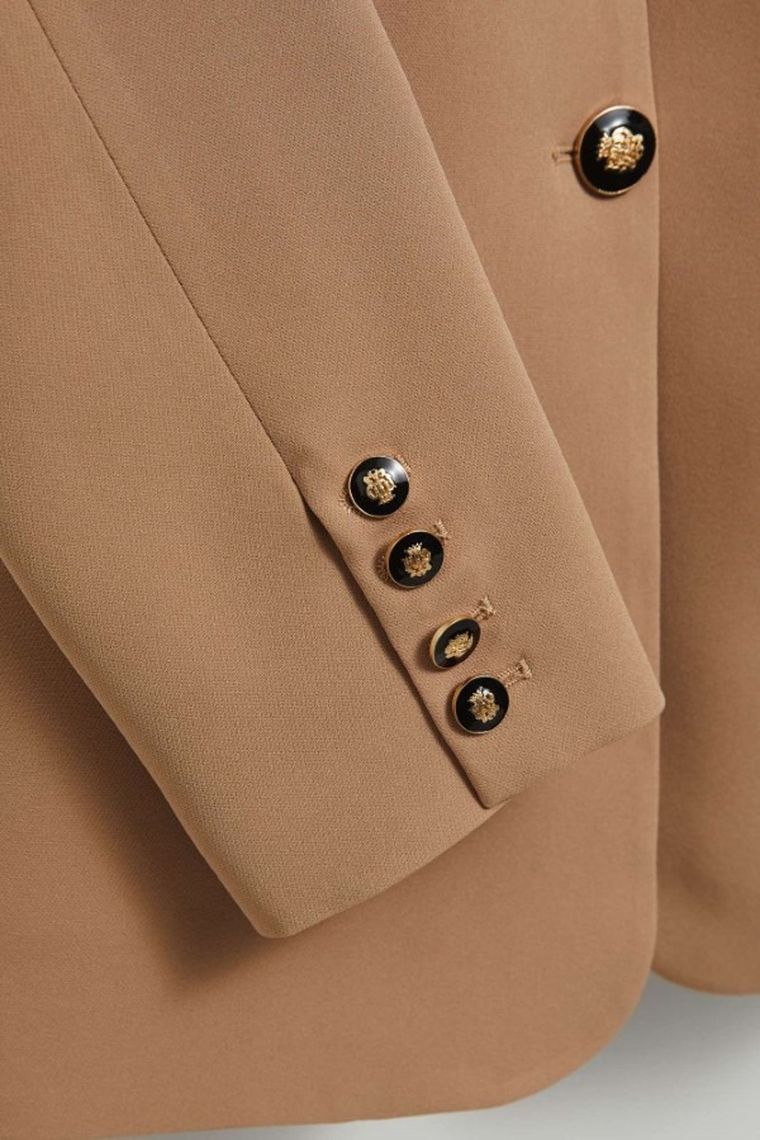 Marynarka damska, beżowa, Moodo