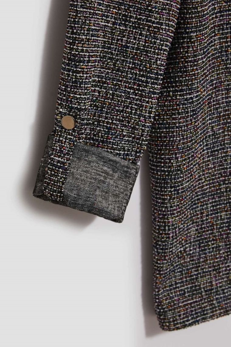 Marynarka damska, czarna, Moodo