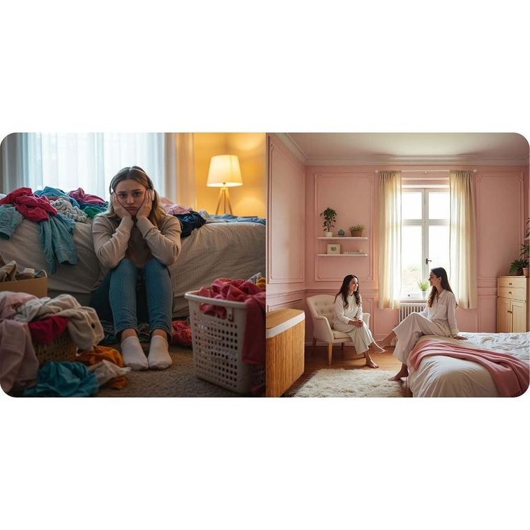 Massido, bambusowy kosz na pranie z pokrywą, 100l