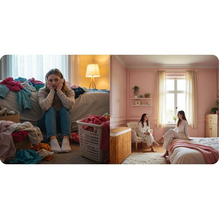 Massido, bambusowy kosz na pranie z pokrywą, 150l