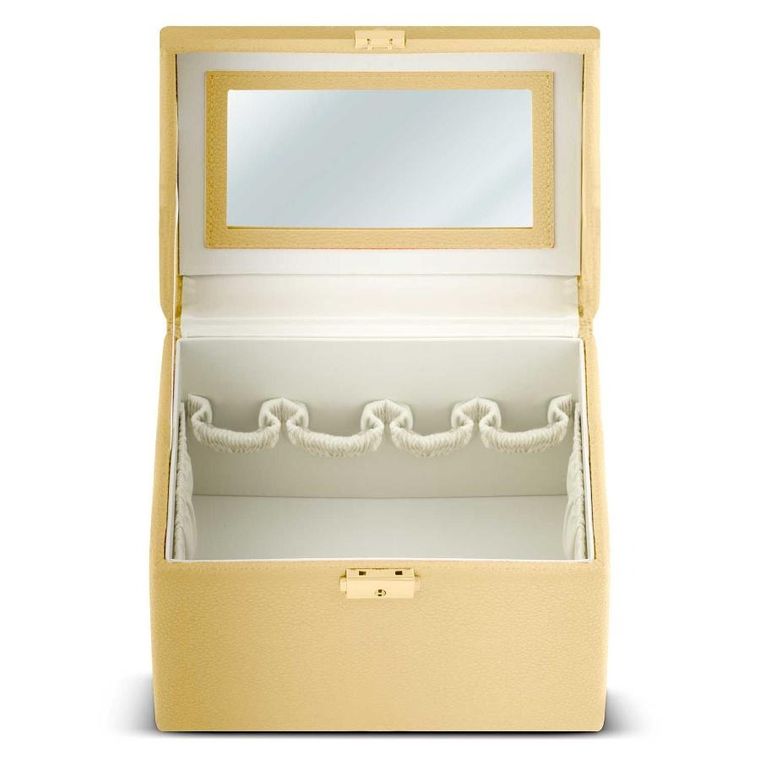 Massido, kuferek na kosmetyki, złoty