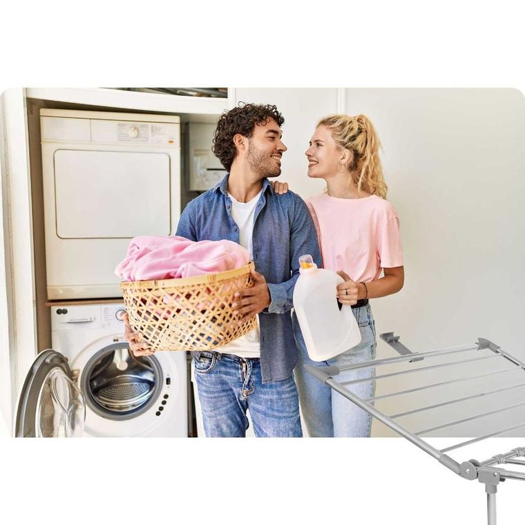 Massido, Lydia, stojąca suszarka na pranie, rozkładana, 27 mb