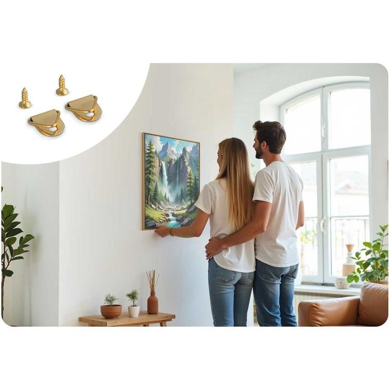 Massido, obraz do malowania po numerach, krajobraz górski, 40-50 cm