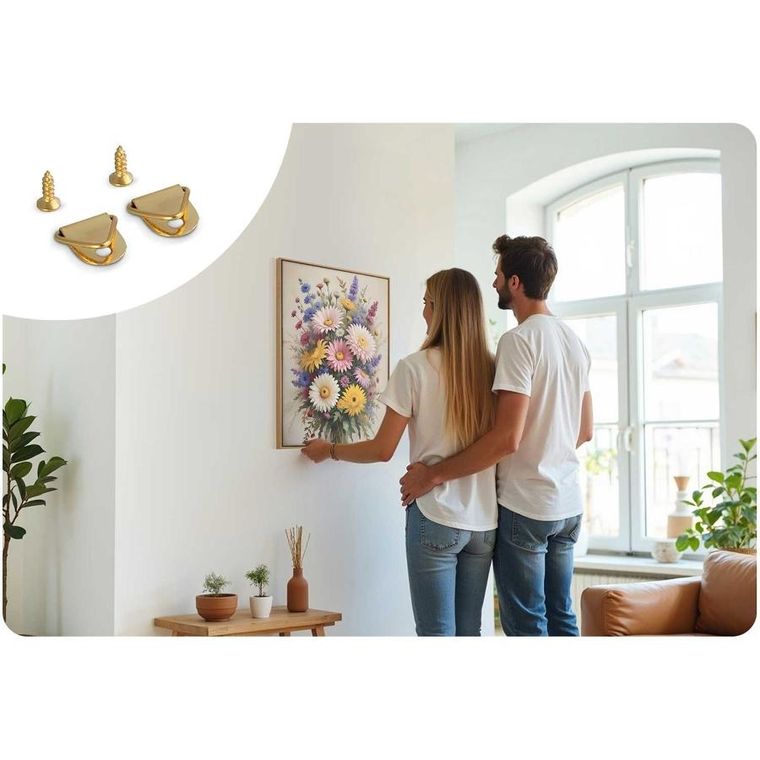 Massido, obraz do malowania po numerach, Kwiaty, 40-50 cm