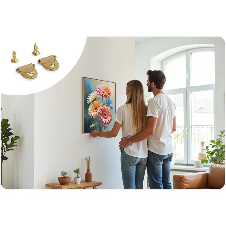 Massido, obraz do malowania po numerach, Kwiaty, 40-50 cm