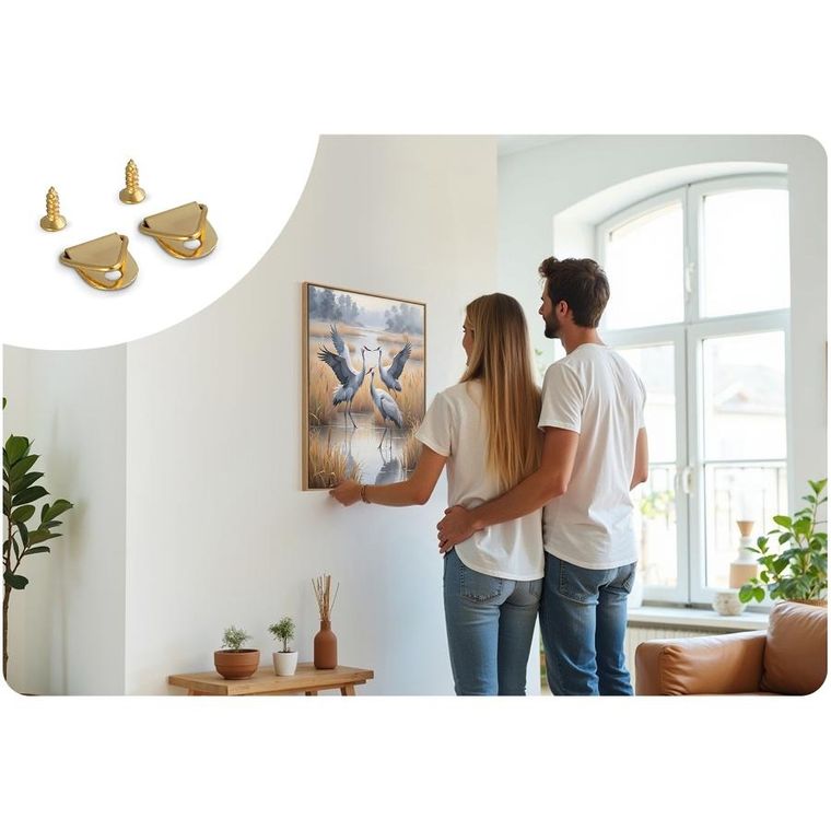 Massido, obraz do malowania po numerach, Żurawie, 40-50 cm