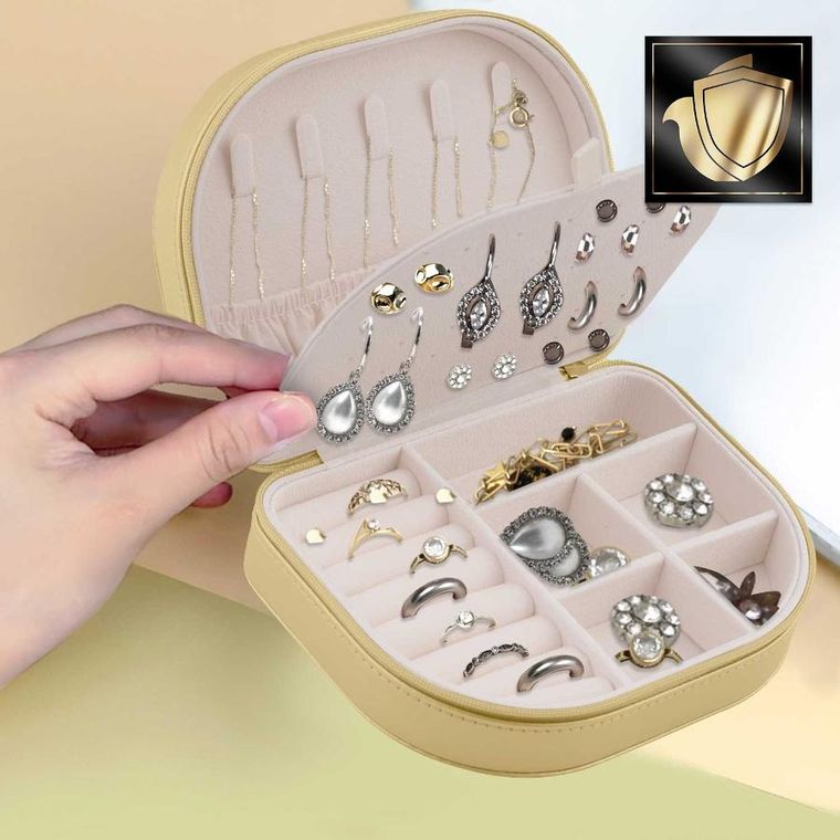 Massido, szkatułka na biżuterię, złota