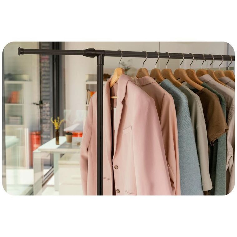 Massido, wieszak na ubrania, czarny