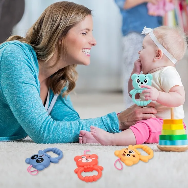 Mata edukacyjna dla niemowląt z pianinem, zielona