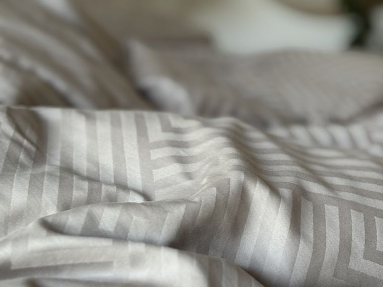 Matex, 3-częściowy komplet pościeli, adamaszek geometryczny, 160-200 cm