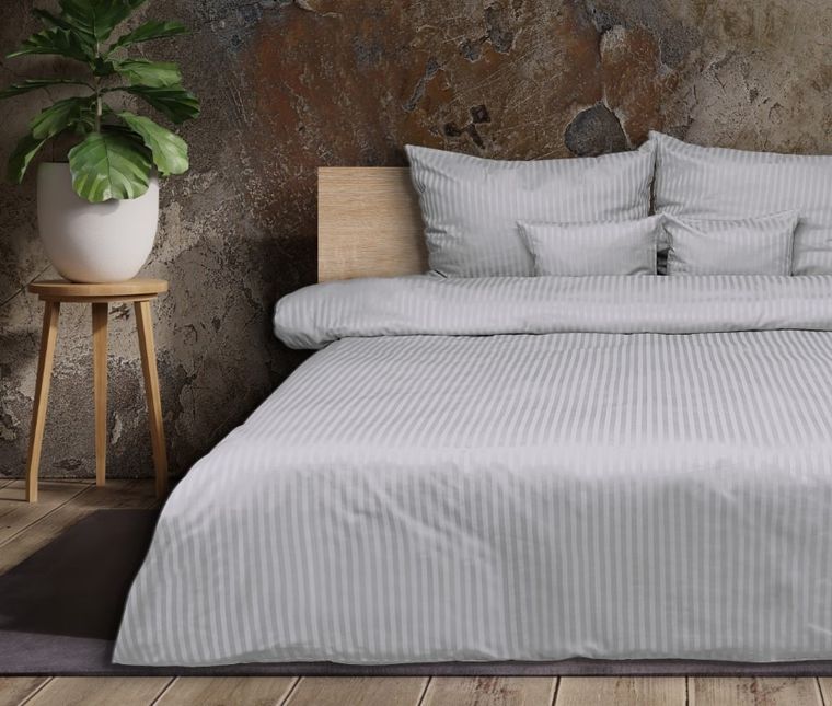 Matex, 3-częściowy komplet pościeli, adamaszkowa satyna bawełniana, 220-200 cm