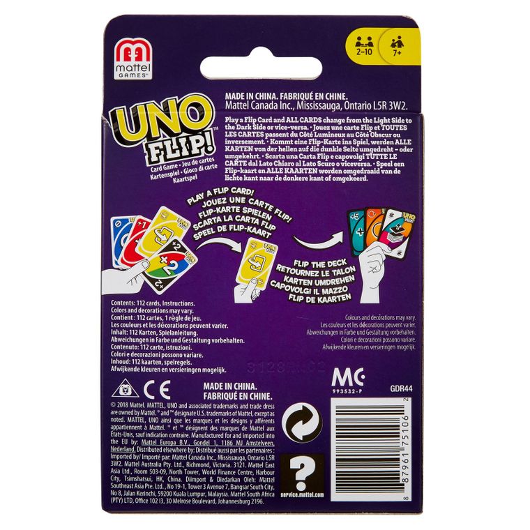 Mattel, Uno Flip, gra karciana
