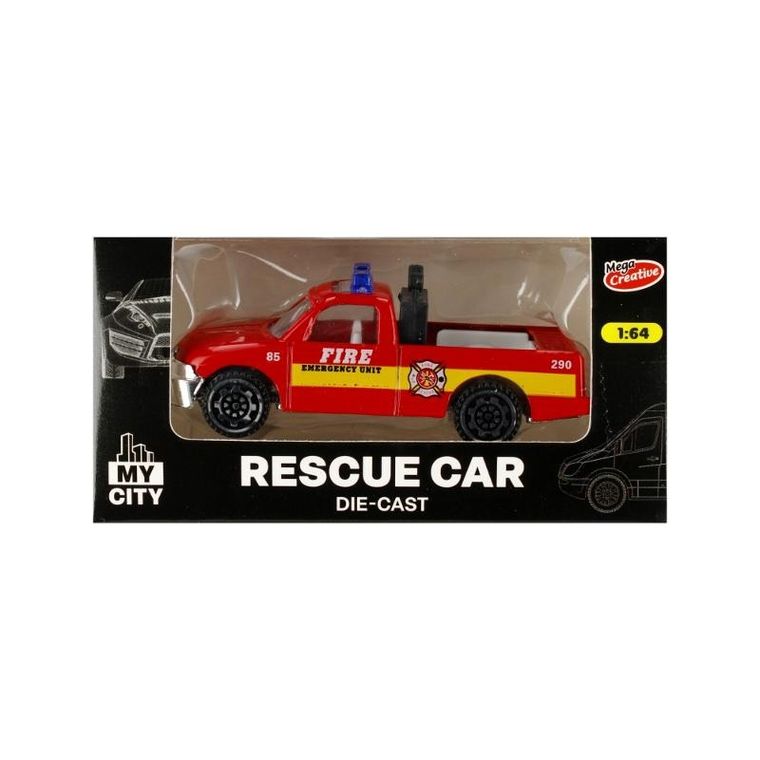 Mega Creative, Moje Miasto, metalowy pojazd ratunkowy
