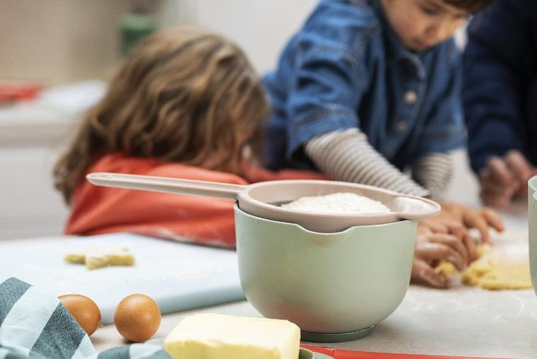 Mepal, Chef It, miska do miksowania z pokrywą, Navy, 1500 ml