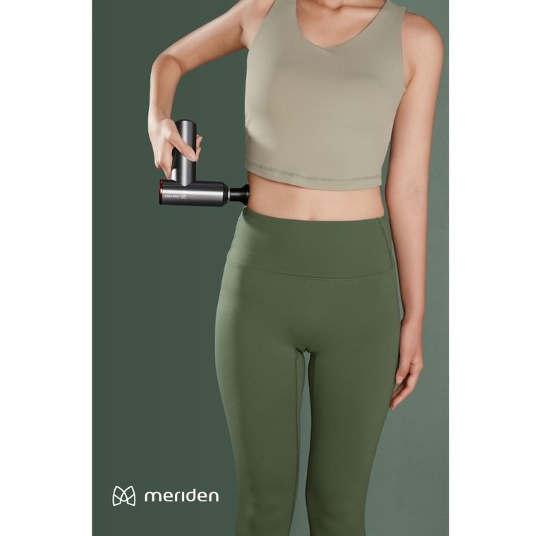 Meriden, pistolet do masażu, 4 końcówki