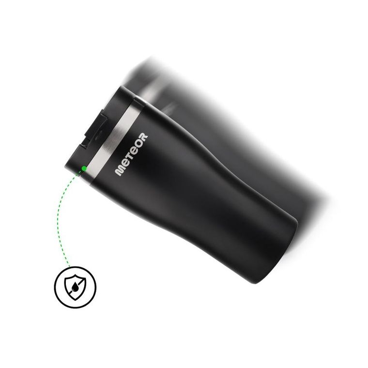 Meteor, kubek termiczny, czarny, 480 ml