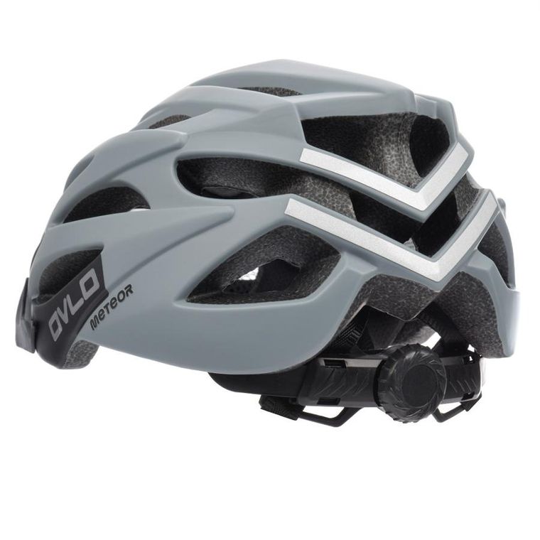 Meteor, Ovlo, kask rowerowy, szary, S 52-56 cm