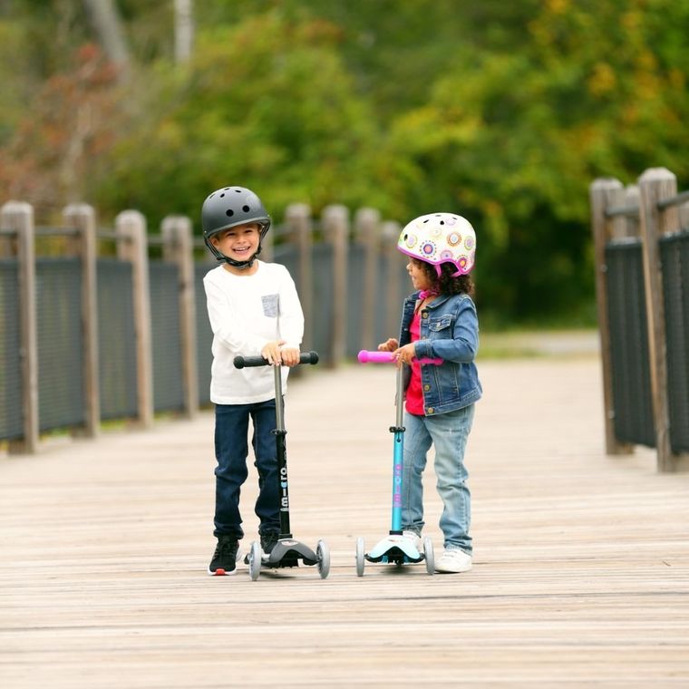 Micro Mobility, Mini Deluxe, hulajnoga 3-kołowa, turquoise