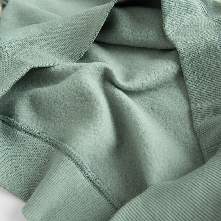 Miętowa bluza o kroju cropp NOWEAR