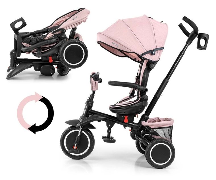 Milly Mally, Stanley Rubber, rowerek trójkołowy, New Pink