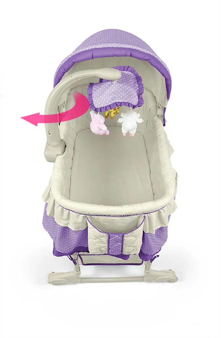 Milly Mally, Sweet Melody Cream, kołyska 4w1