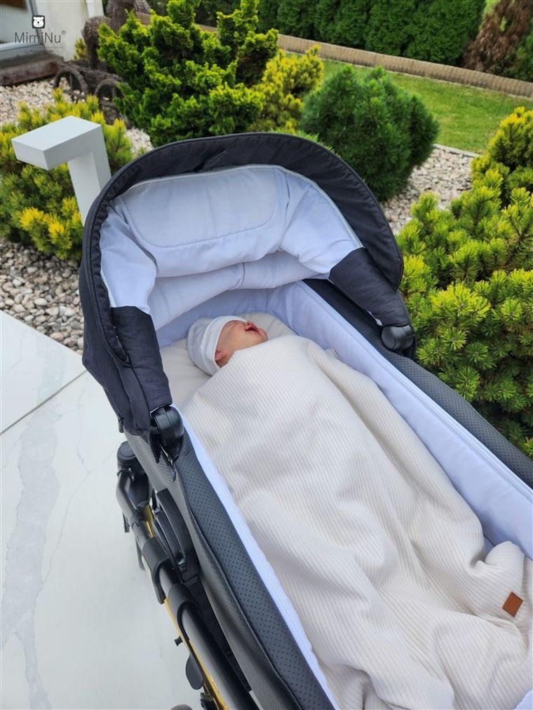 MimiNu, Soft, becik do spania i tulenia, interlock, TOG 2-2.5, beż