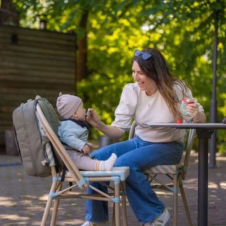 MiniMeis, G5, plecak dla rodzica, Olive