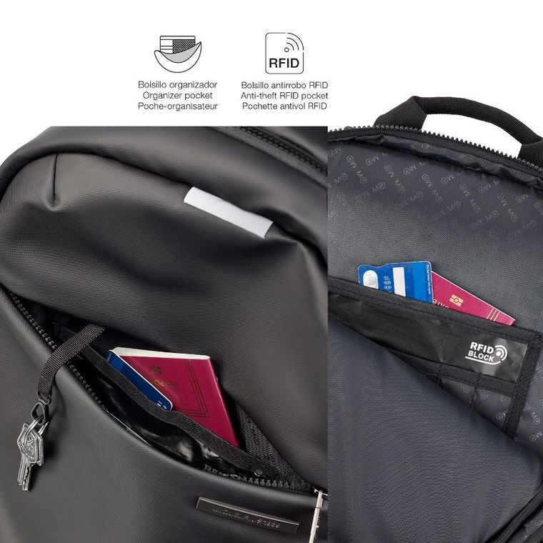 Miquelrius, Back To Work, plecak, czarny, 22l