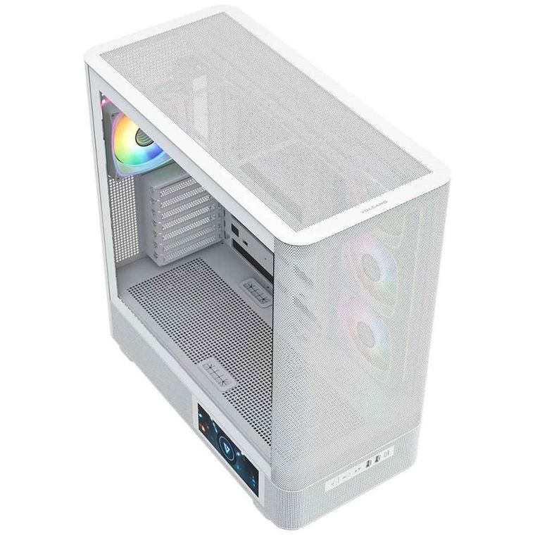 Modecom, Volcano, obudowa komputerowa, AQ400 ARGB MIDI, biała