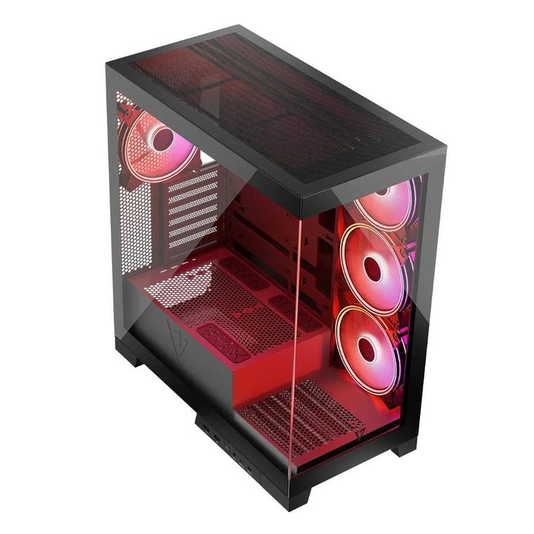 Modecom, Volcano Space ARGB, obudowa komputerowa, czarna