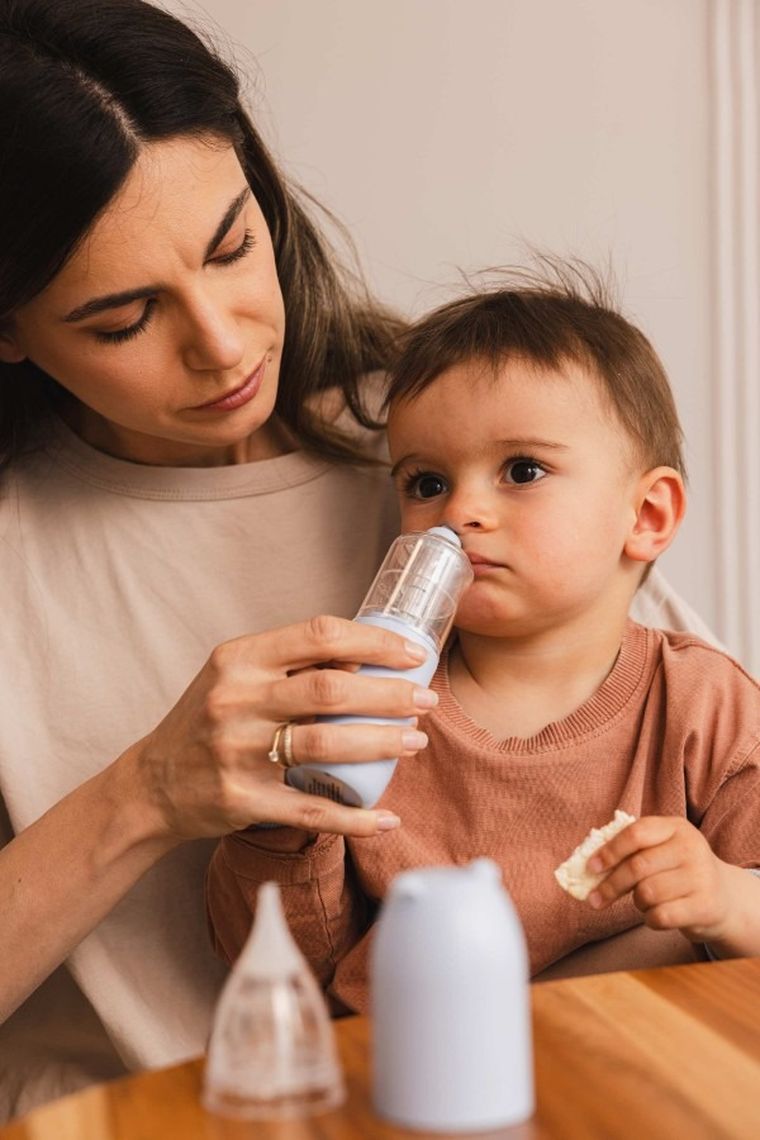 Momini, NanoFlush, aspirator i irygator, automatyczny, 2w1