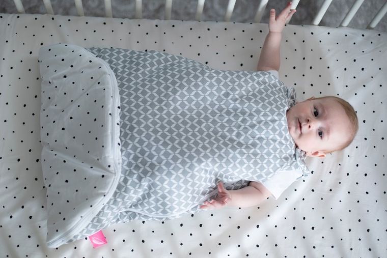 Motherhood, Classics Niebieski 2023, Zip-A-Round, śpiworek 2w1, TOG 2, 3-18 m