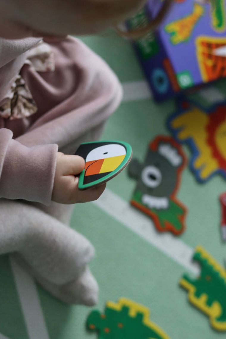 Mudpuppy, Szczęśliwe zwierzątka, Pierwsze puzzle, 8 elementów