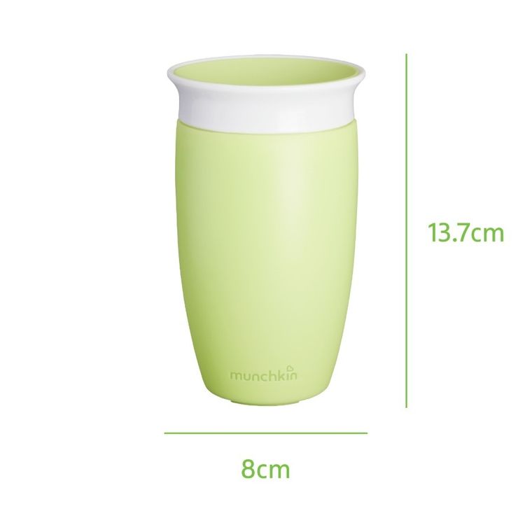Munchkin, Miracle 360°, kubek, zielony, 296 ml