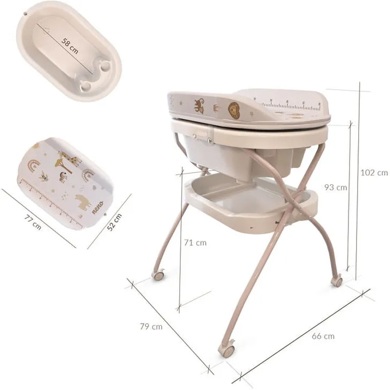 Neno, Breza, wanienka ze stelażem i przewijakiem