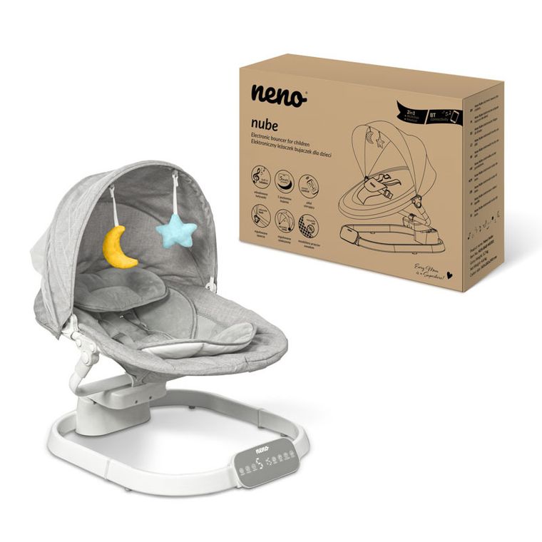 Neno, Nube, elektroniczny leżaczek, bujaczek, 2w1