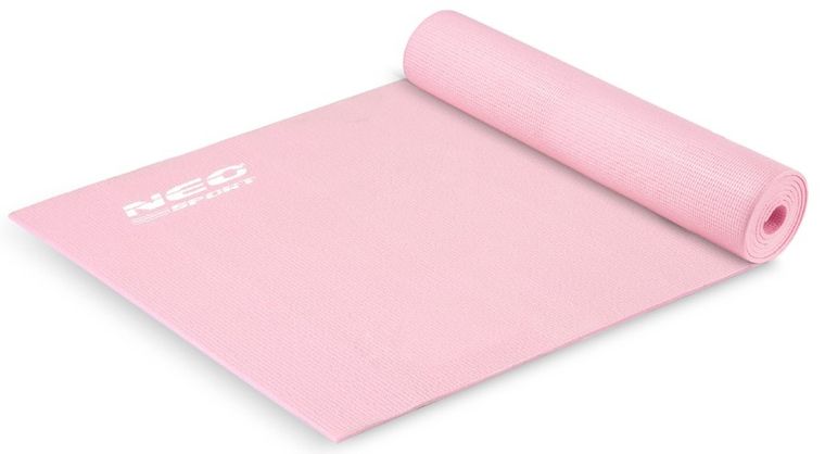 Neo-Sport, mata do ćwiczeń, 173-61 cm, różowa