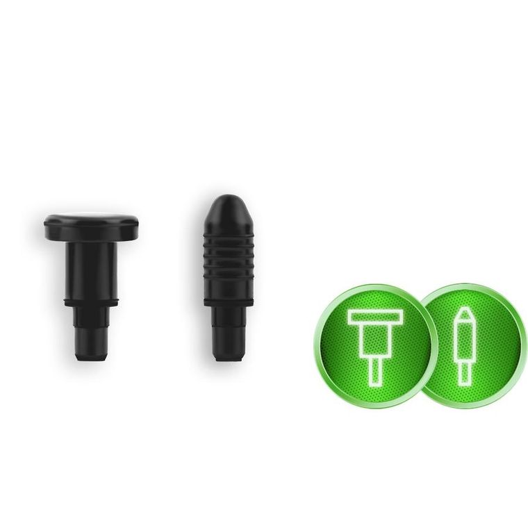 Neo-Sport, pistolet do masażu ciała 8 nakładek, czarny, NS-501