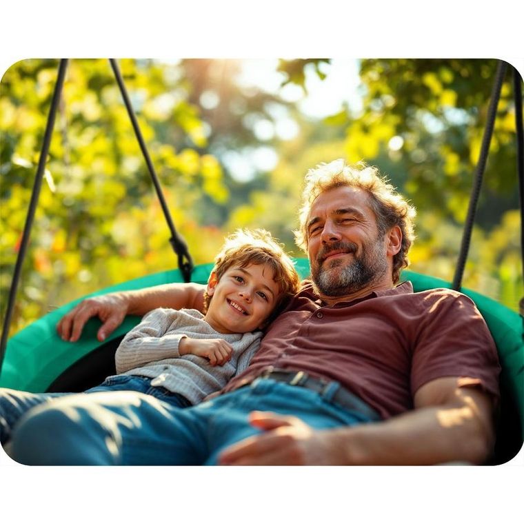 Neo-Sport, Swingo, huśtawka bocianie gniazdo, 100 cm