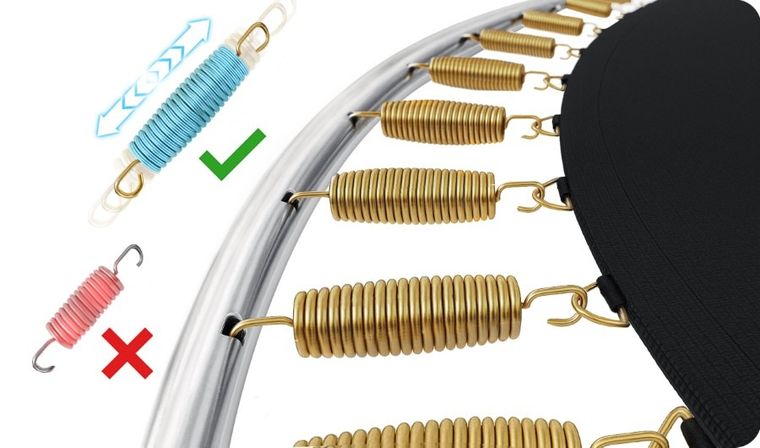 Neo-Sport, trampolina ogrodowa z siatką zewnętrzną i drabinką, 183 cm